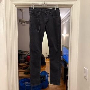 rag & bone Men's Charcoal Skinny Jeans